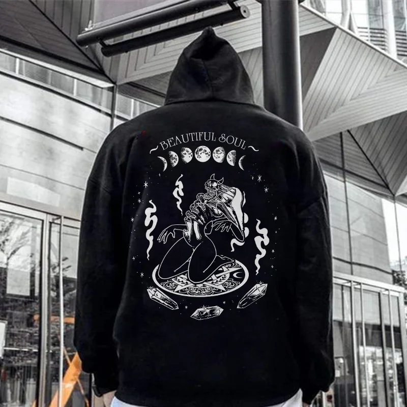 Beautiful Soul Printed Men's Hoodie -  