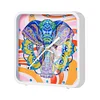 Mandala Elephant Special Shape 5D Diamond Painting Clock Art Craft for Wall Desk