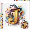 Diamond Painting -DIY Full Square Drill Harry Potter Letter J(35x35cm)