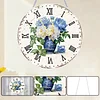 2D DIY Acrylic Vase Diamond Painting Clock Pendant w/ Clock Function Wall Decor