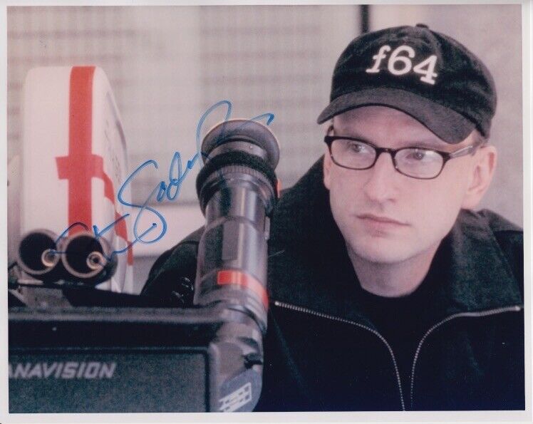 Steven Soderbergh signed 8x10 Photo Poster painting