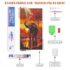 (US Only)5D DIY Full Round Drill Diamond Painting Elephant Kit Home Decor Art 40x70cm