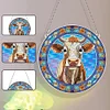 Suncatcher Cow Diamond Painting Hanging Pendants for Kid Adults DIY Craft