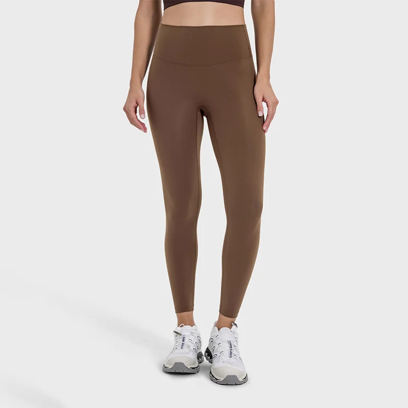 High-waisted hip-lifting stretch fitness leggings