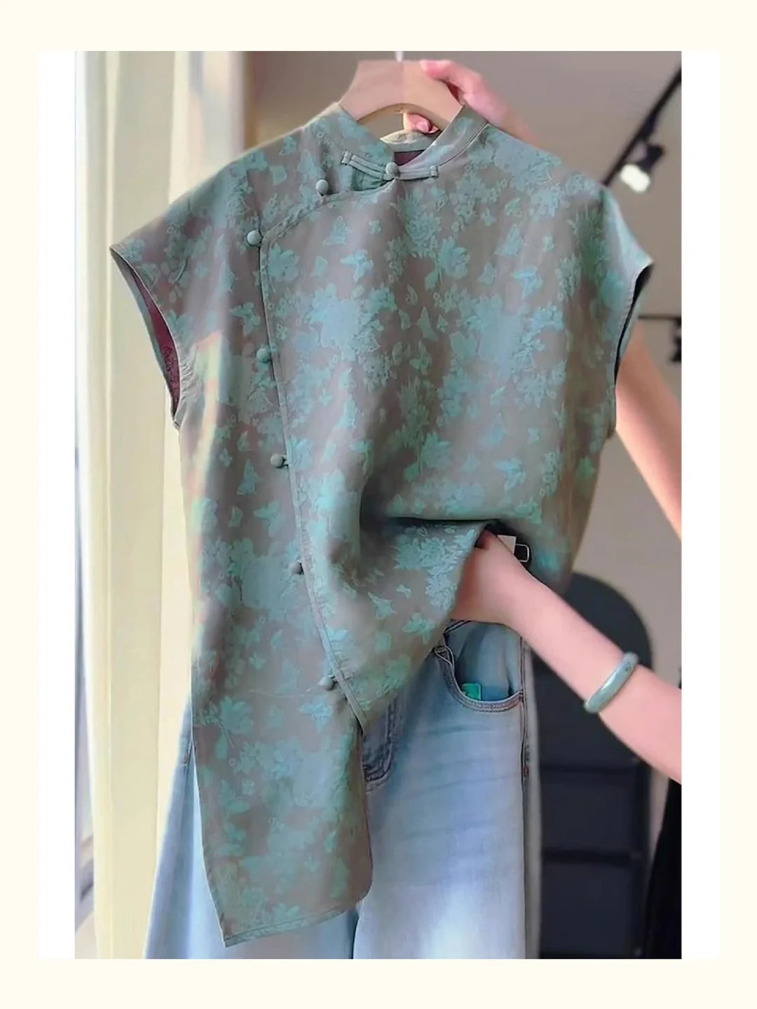 Athvotar Athvotar Chinese Chinese Style Young Style Buckle Improved Tang Shirt Jacket Woman 2025 Summer New Top Shirt