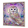 Framed Diamond Painting - Special Shaped - Owl (25x25cm)