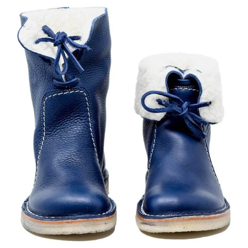 Women Casual Vintage Boots Winter Snow Boots
