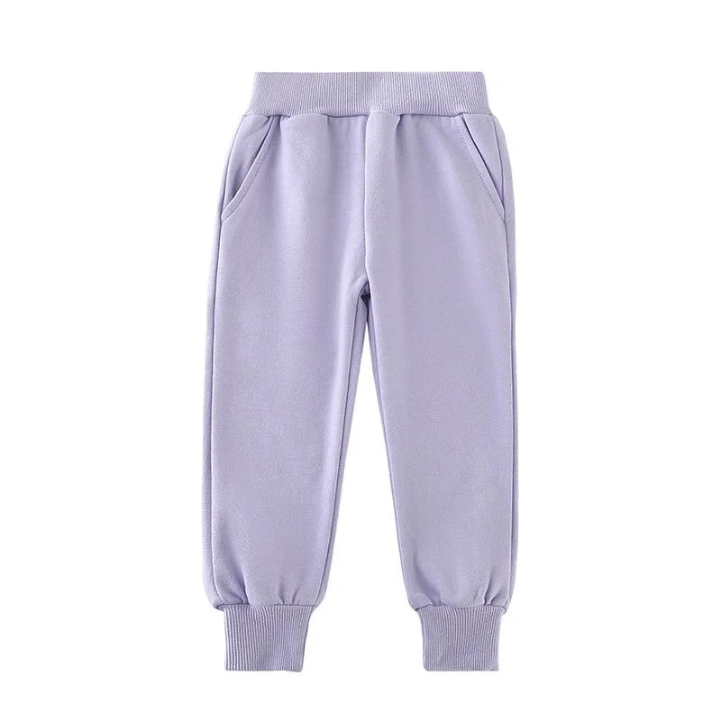 2-8T Toddler Kid Baby Boy Girl Clothes Spring Autumn Sport Pants Casual Fitness Workout Sweatpants Candy Color Trousers