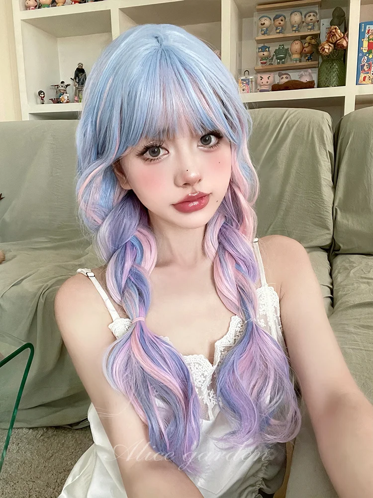Casual Series Mermaid Pastel Mixed Lolita Wig SP19498