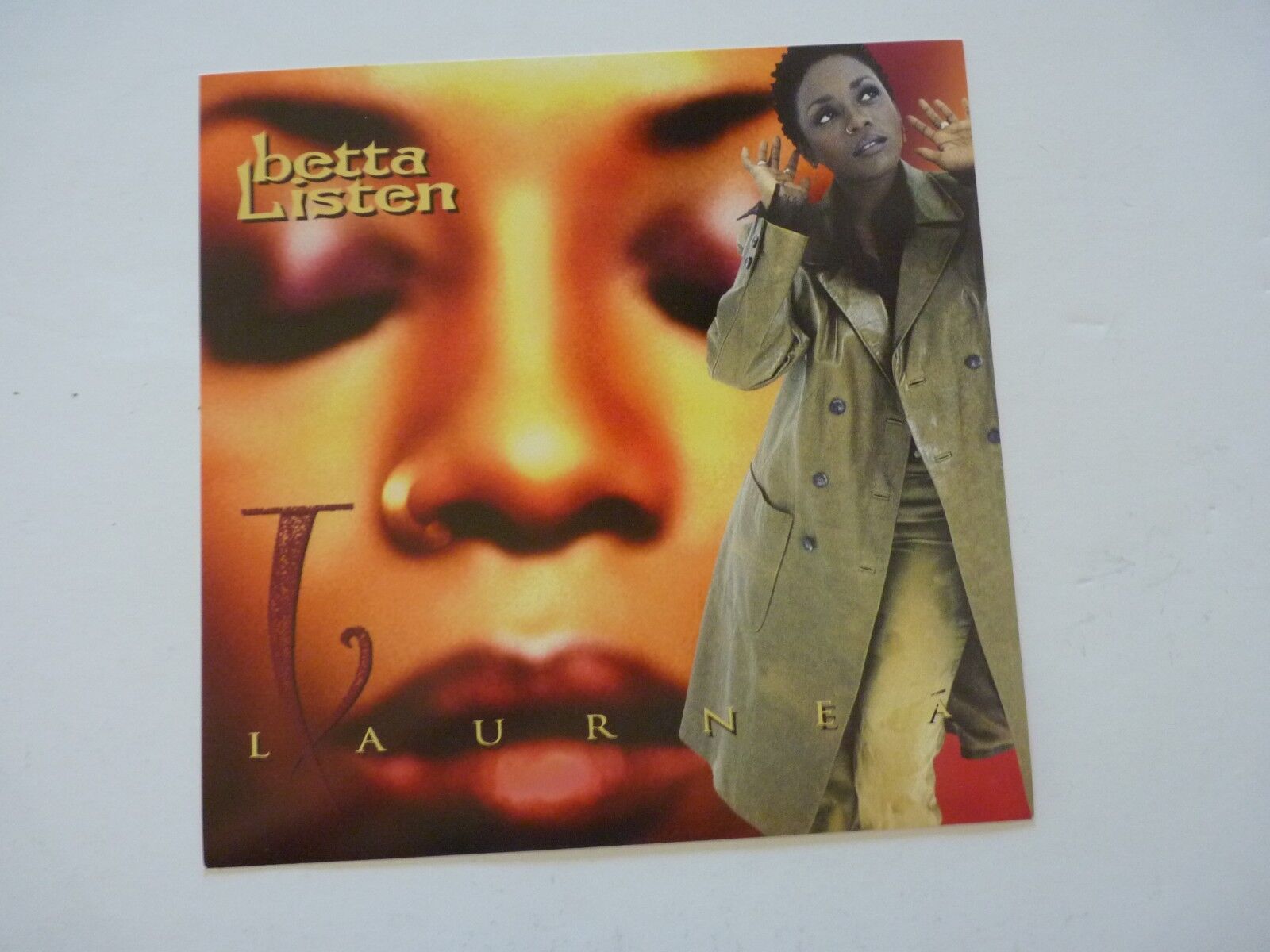 Laurnea Betta Listen LP Record Photo Poster painting Flat 12x12 Poster