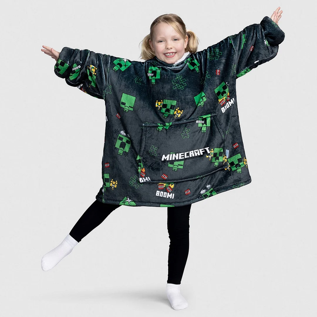 Minecraft Creeper Kids Oodie