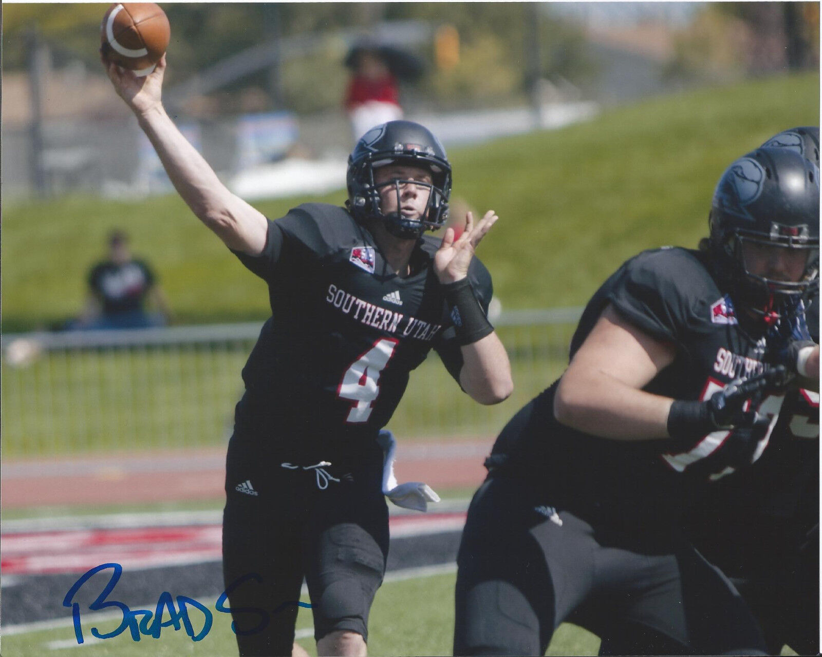 SOUTHERN UTAH BRAD SORENSEN SIGNED 8X10 Photo Poster painting W/COA QUARTERBACK NFL DRAFT B