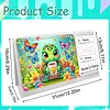 2027-2028 Two-Year Diamond Painting Calendar Kit, 13 Exquisite Multicolor Butterfly And Floral Illustrations, Large Size Desk Calendar, Mosaic Art Coil-Bound Desktop Planner