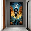 (40*70cm)Halloween Skeleton - Full Round Drill Diamond Painting