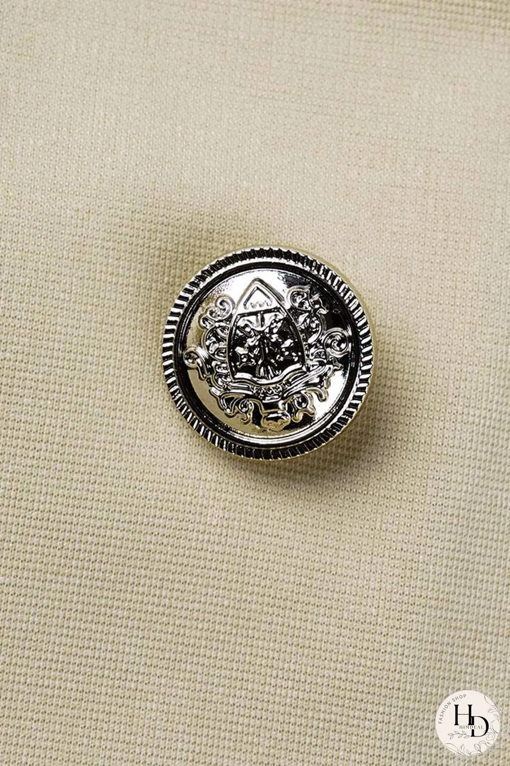 Khaki Casual Solid Patchwork Buttons Turn-back Collar Long Sleeve Two Pieces
