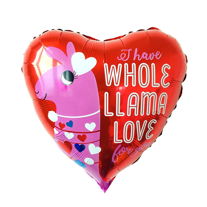 Vacation Minimalist Heart Shape Aluminum Film Travel Daily Balloons