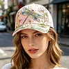 Garden Morning Baseball Cap with 55-65cm Adjustable Strap Adjustable Flowers Baseball Hat Lightweight Breathable Hats Unisex Gifts for Close People