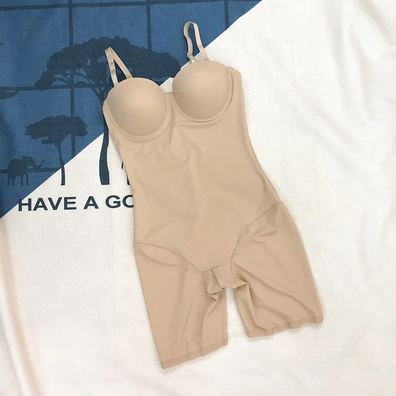 Coloriented 2111 Lifting Butt Shaper Bodysuit Women Push Up Panties Adjustable Belt Underwear Sexy Lingerie Slimming Corset Body