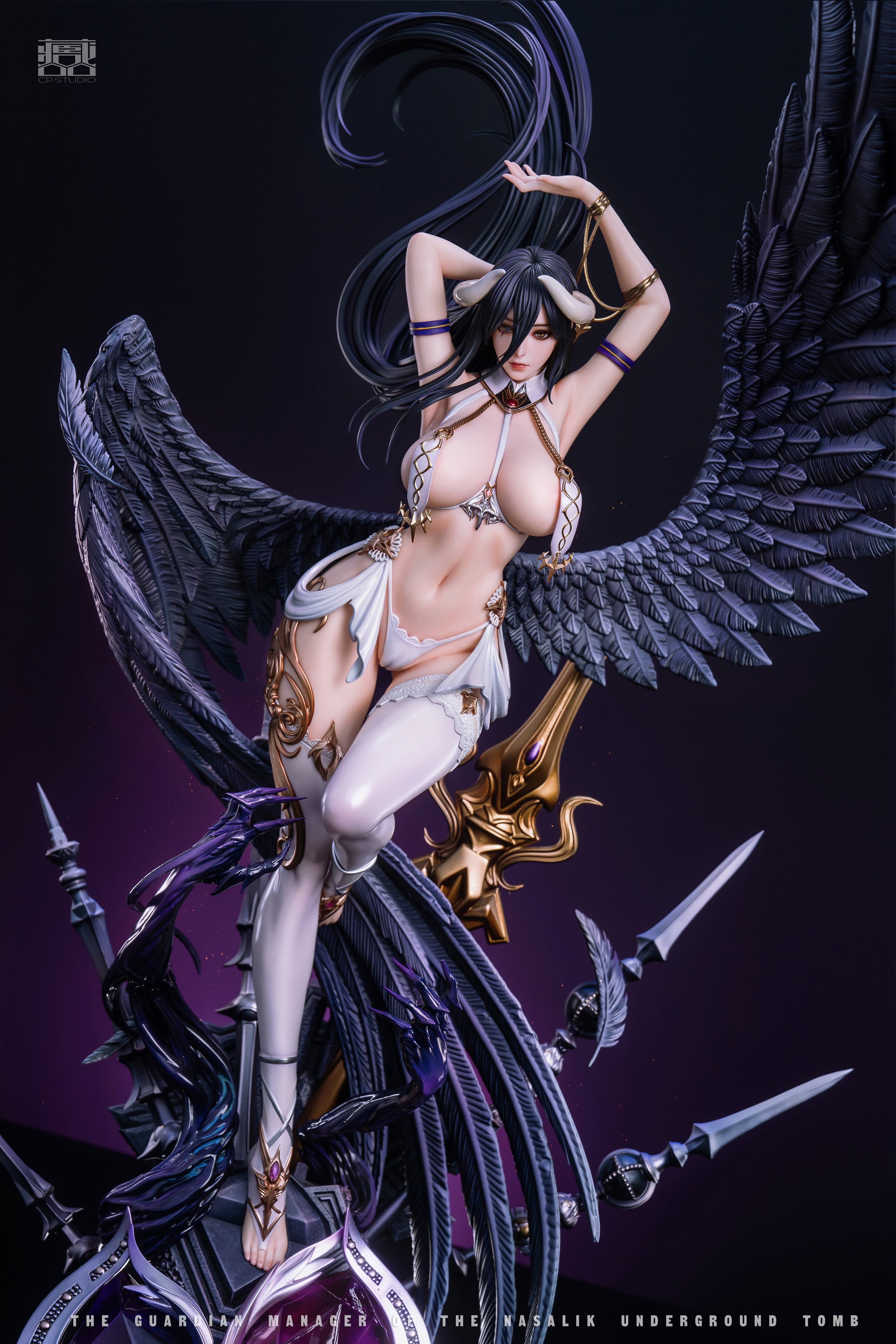 CP Studio - OVERLORD Artistic Albedo 2.0 1/4 Statue(GK) (Adult 18+)-