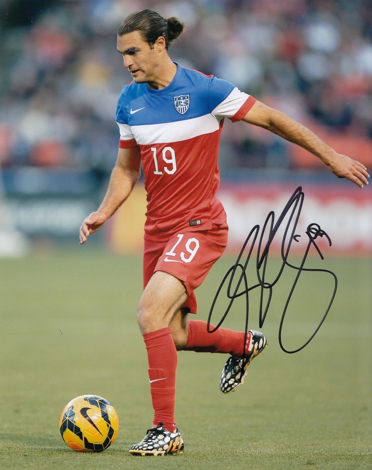 GRAHAM ZUSI signed (SPORTING KANSAS CITY) SOCCER *TEAM USA* 8X10 Photo Poster painting W/COA #2