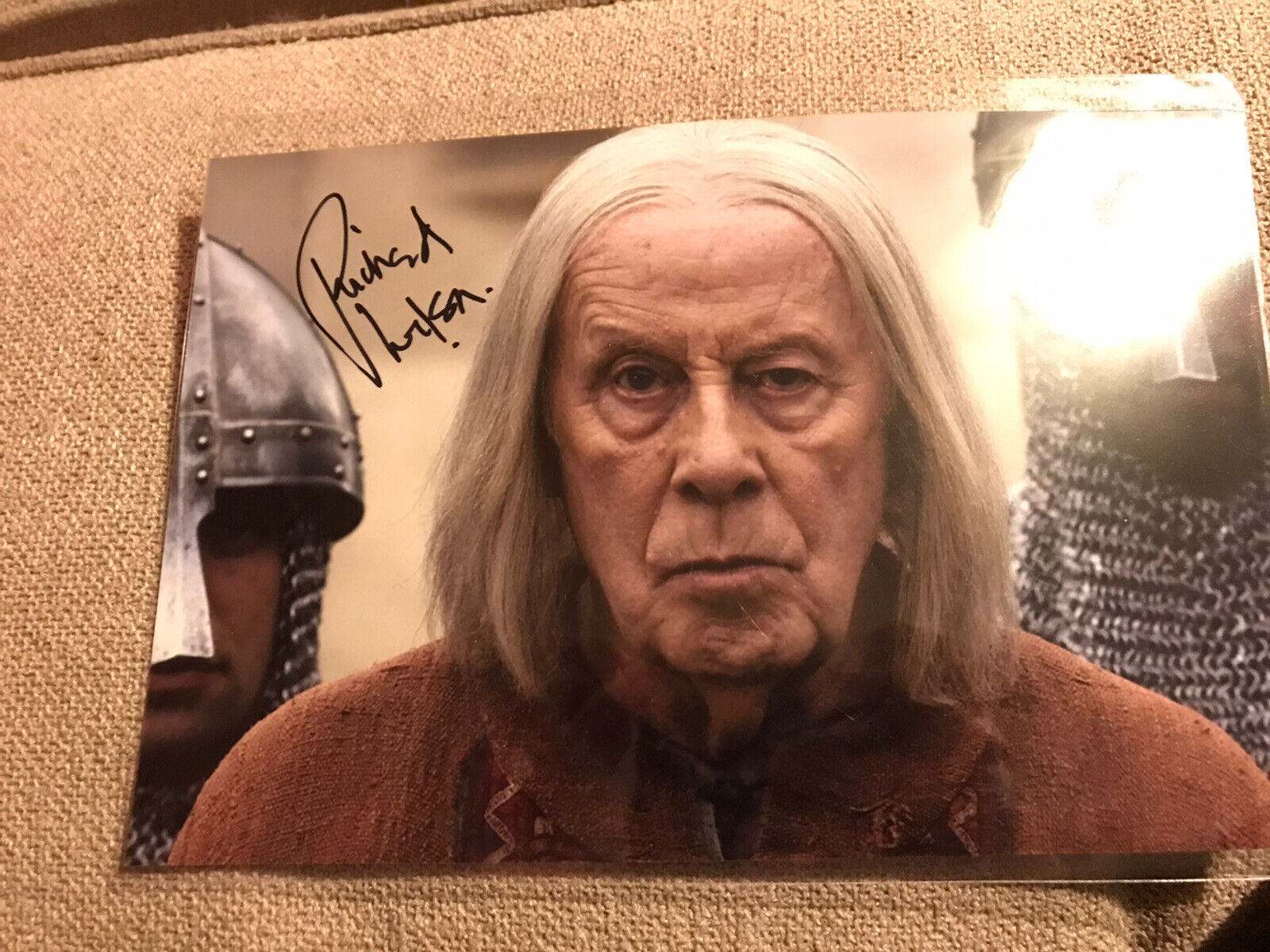 Richard Wilson Signed 9x6 Merlin Photo Poster painting