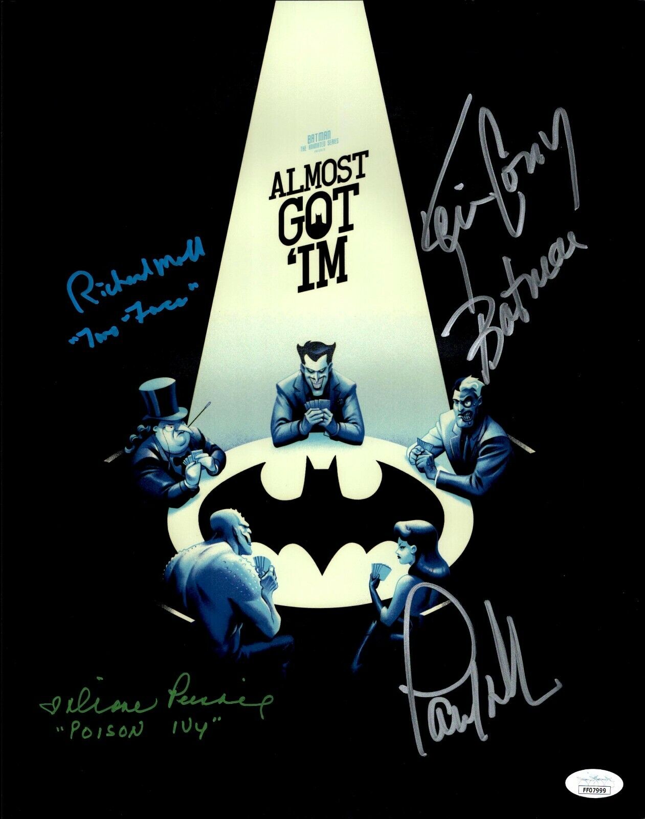 KEVIN CONROY X4 Cast Signed 11x14 Photo Poster painting BATMAN ANIMATED SERIES Autograph JSA COA