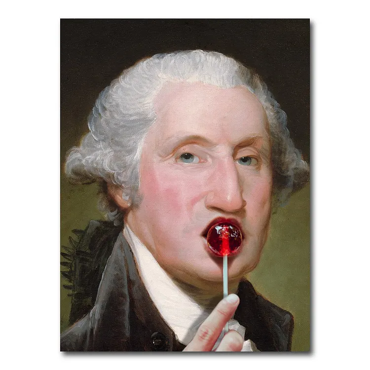 Just George with No Filter Wall Art