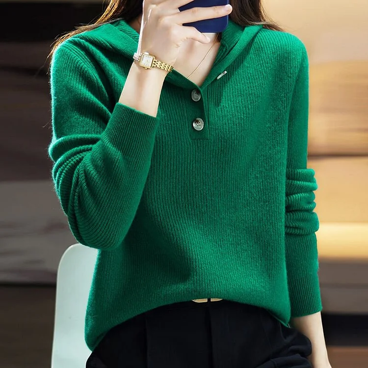 Shift Long Sleeve Casual Knitted Sweater QueenFunky