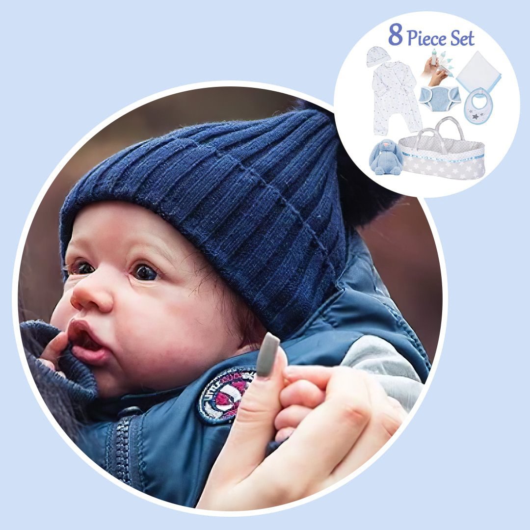 [Flash Sale] Realistic Handsome Reborn Baby Boy Doll Gene 12'', Best