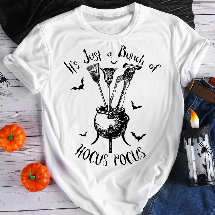 Hocus Pocus Design Halloween T-Shirt-06875