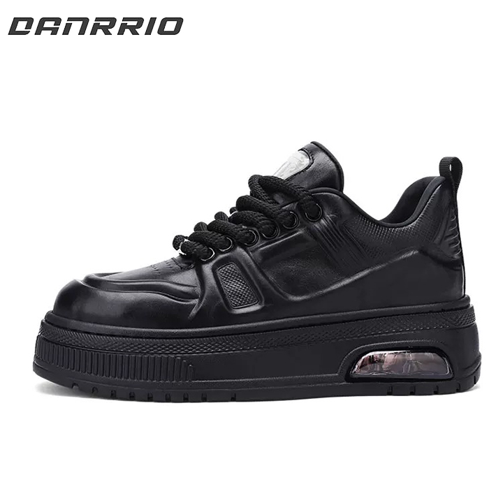 DANRRIO Leather Platform Fashion Skate Shoes | Cowhide Casual Shoes DANRRIO.COM DANRRIO