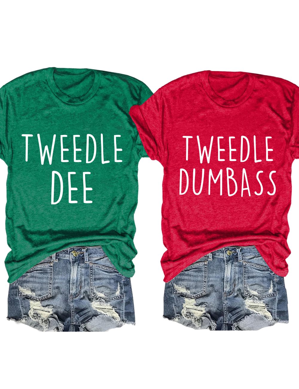 Tweedle Dee/Tweedle Dumbass Matching T-Shirt