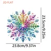 Winter Schneeflocke - 5d DIY Handwerk Anhänger