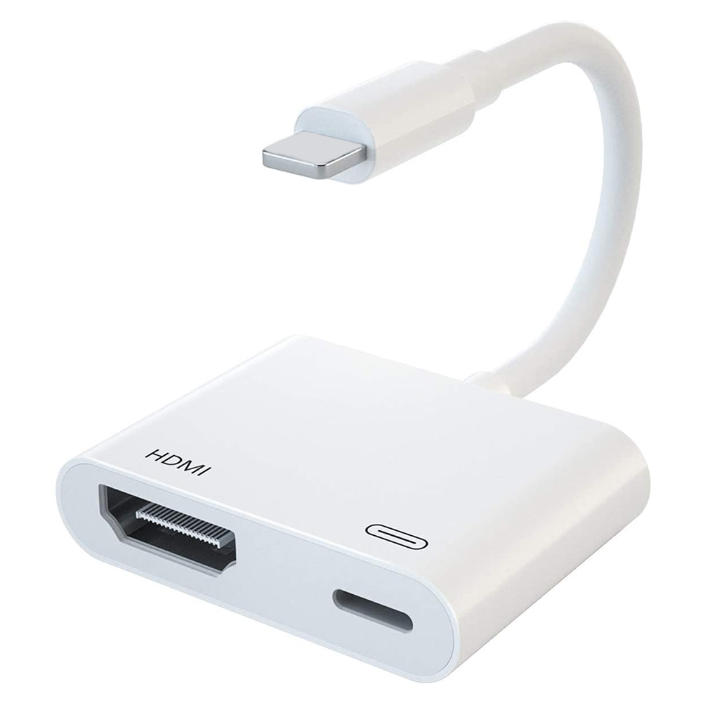 

8 Pin to HDMI Converter TV Projector 1080P Digital AV Adapter for Apple, 501 Original