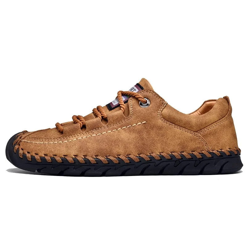 Leather Men Shoes Luxury Brand 2020 Handmade Casual Shoes Men Sneakers Italian Breathable Leisure Mens Loafers Moccasins JKPUDUN