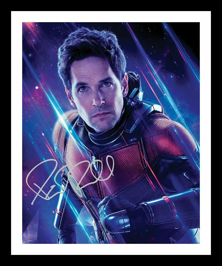 Paul Rudd - Ant-Man Autograph Signed & Framed Photo Poster painting 1