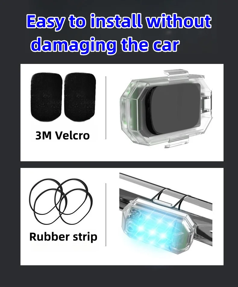 Car USB Warning Strobe Light