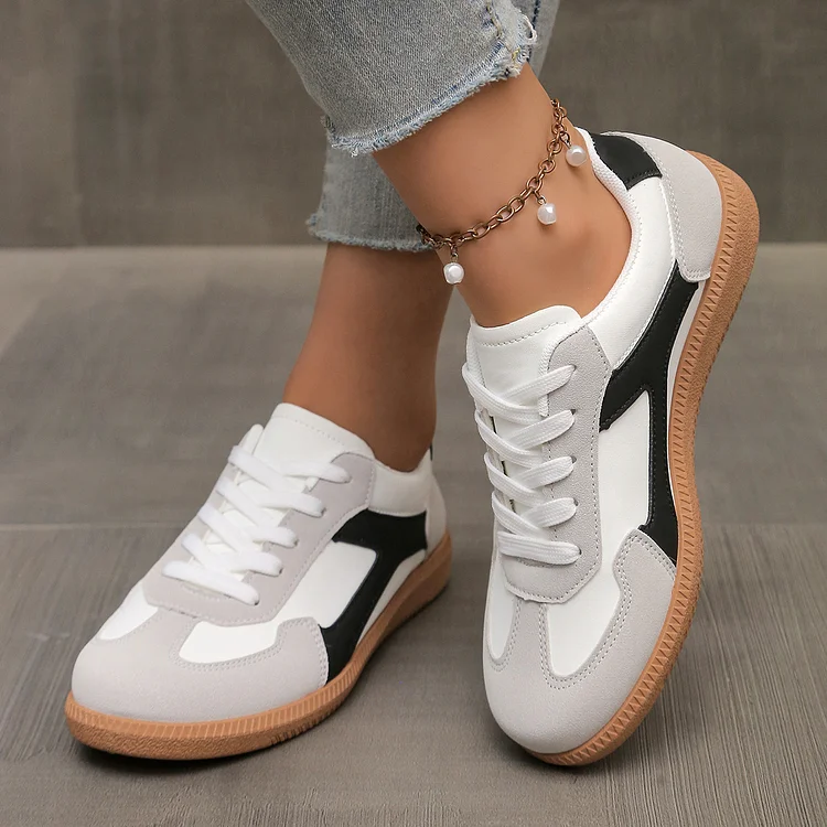 Women training shoes casual plus size lace small white shoes  1688 Stunahome.com
