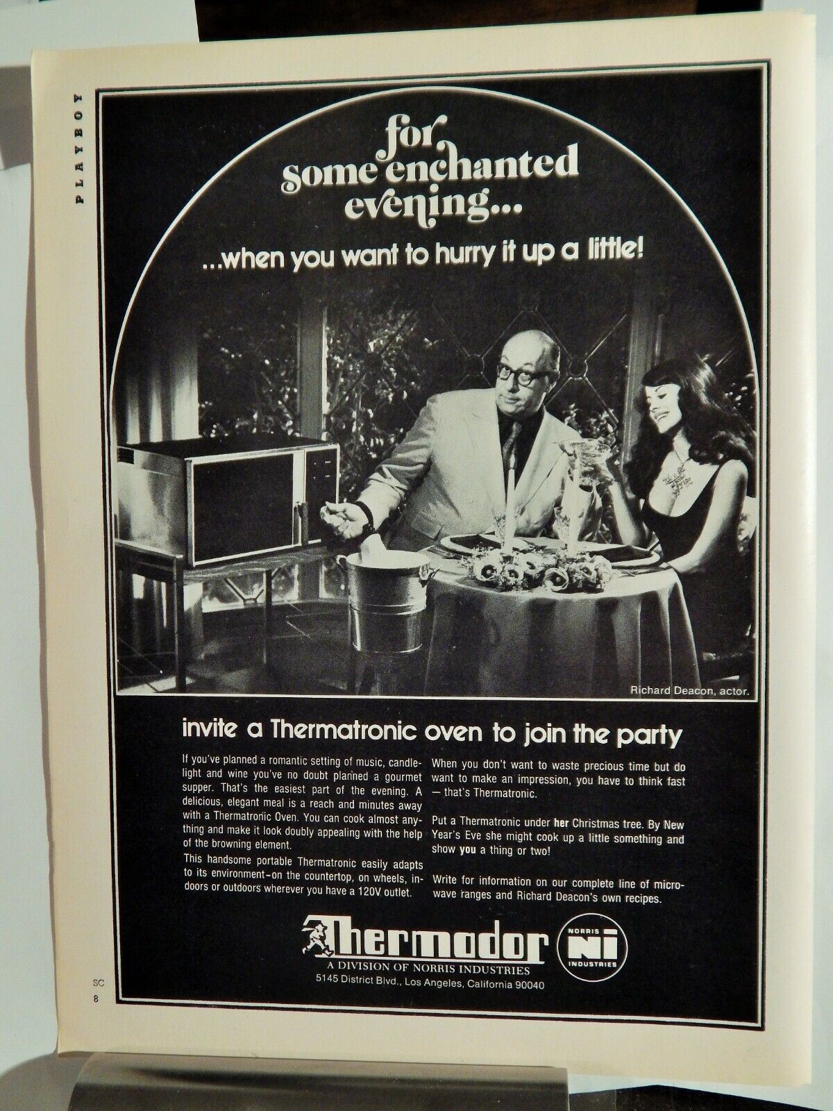 THERMODOR OVEN VTG 1973 Photo Poster painting AD, SOUGHT EPHEMERA