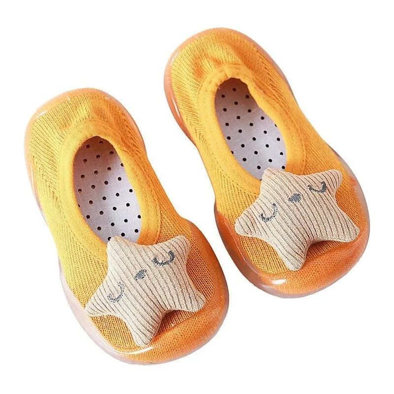 Toddler Baby Sock Shoes Kids Cartoon Soft Sole Rubber Shoes for Boys Socks Slipper Infant Baby Soft Anti-slip Shoes Baby Booties