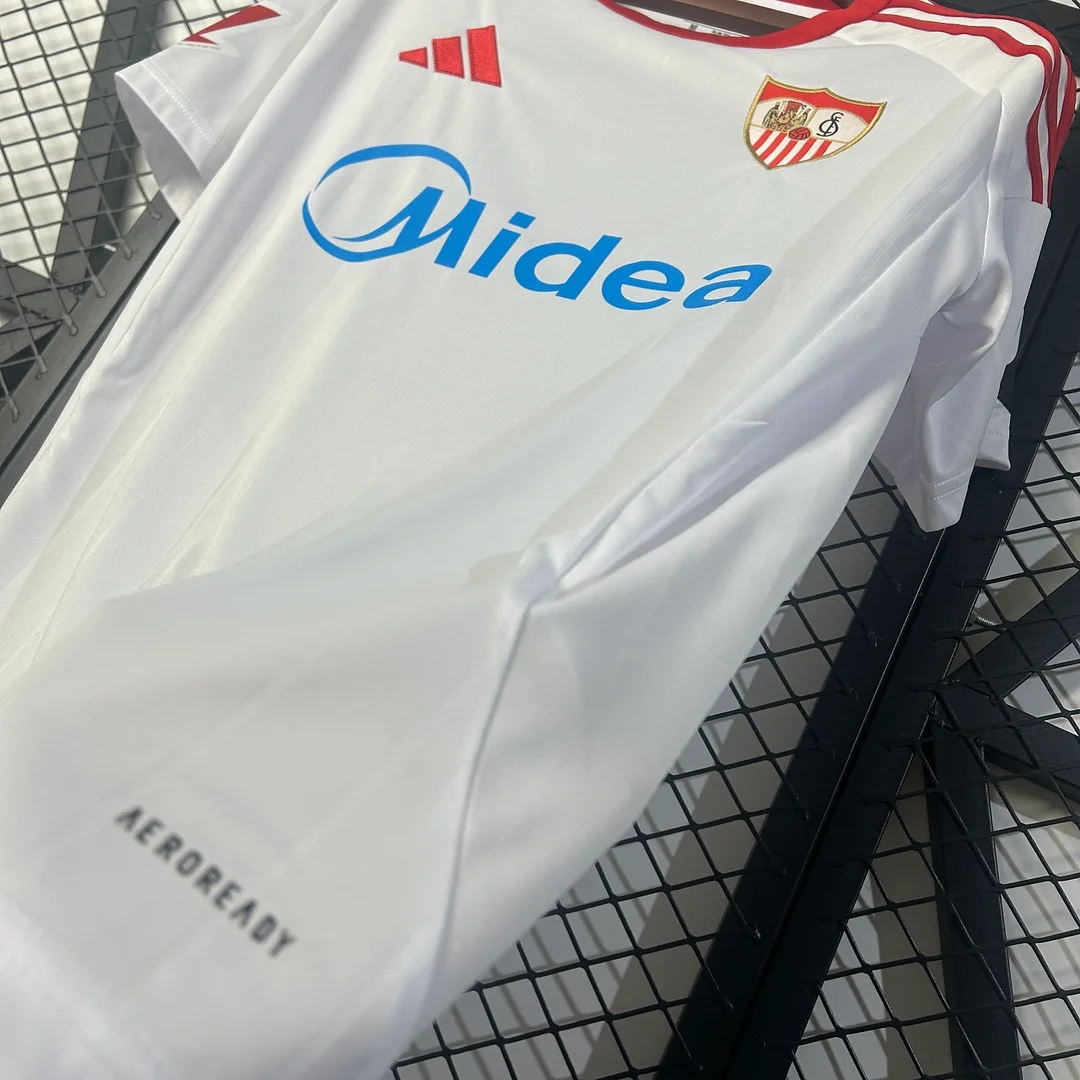 25/26 Seville Sevilla Home Football Shirt Thai Quality