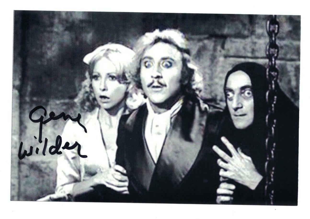 Gene Wilder Signed Autographed 4x6 Photo Poster painting Actor