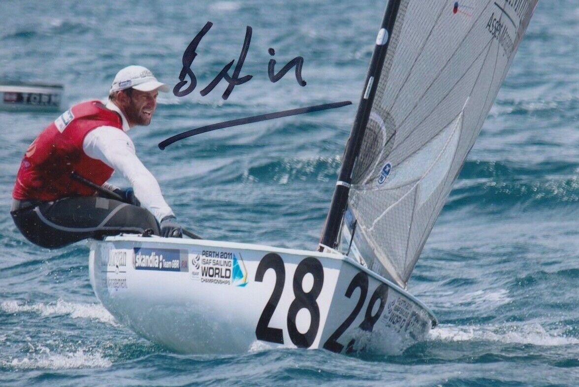 BEN AINSLIE HAND SIGNED 6X4 Photo Poster painting OLYMPICS AUTOGRAPH 3