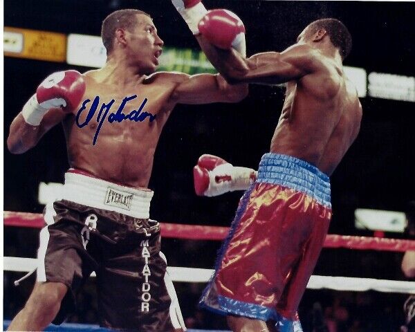 Ricardo Mayorga El Matador Signed - Autographed Boxing 8x10 inch Photo Poster painting