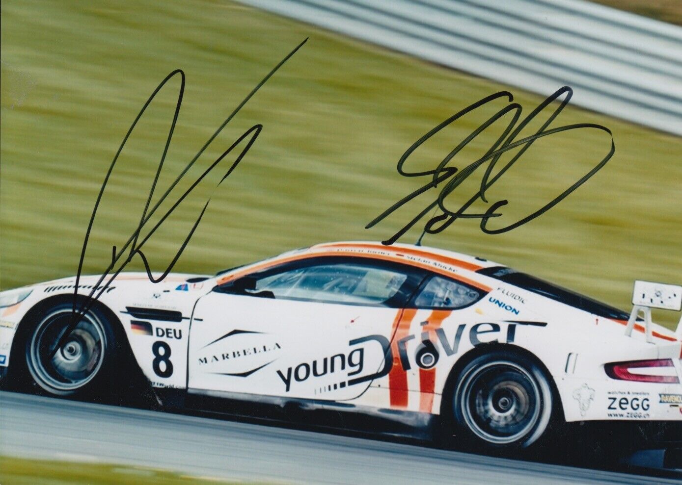 Turner, Mucke Hand Signed 7x5 Photo Poster painting - Aston Martin Autograph 1.