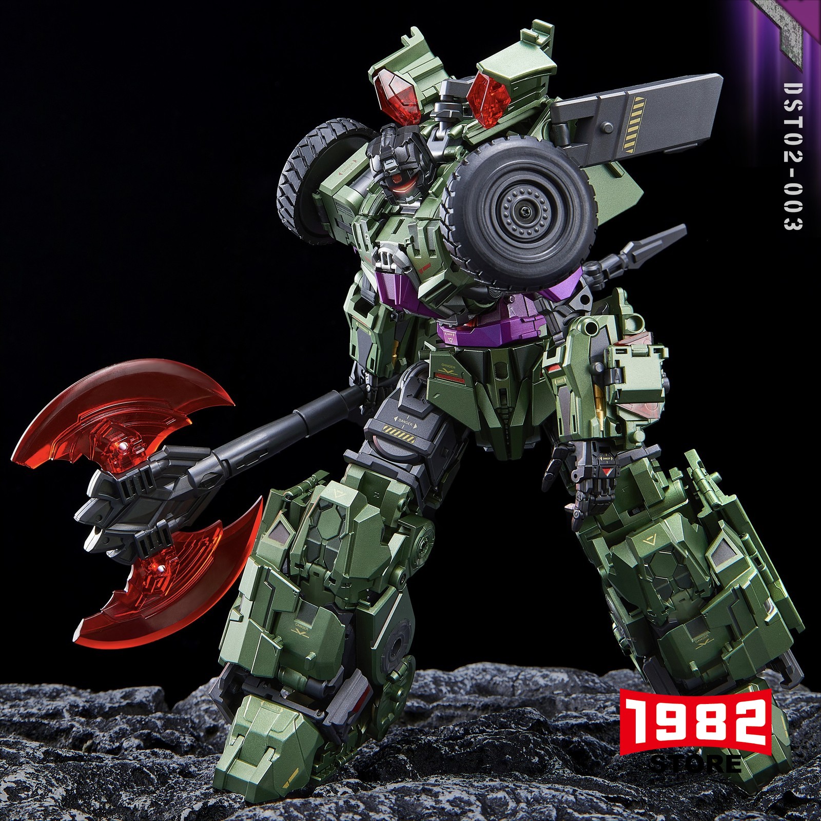 DreamStar Toys DST0203 Long Haul - Devastator Compatible Transformers Action Figure, Collectible Model with Premium Quality for Kids & Adult Fans