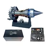 Jet Aviation Engine Model Simulates The Space Shuttle Turbofan Engine Assembly Luminous Startable Toy