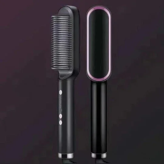 🎄2-in-1 Hair Straightener Brush
