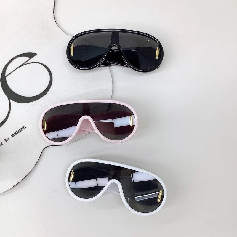 New Children’s Sunglasses Retro UV-proof Beach Baby Sunglasses Boys And Girls Concave Glasses Fashion