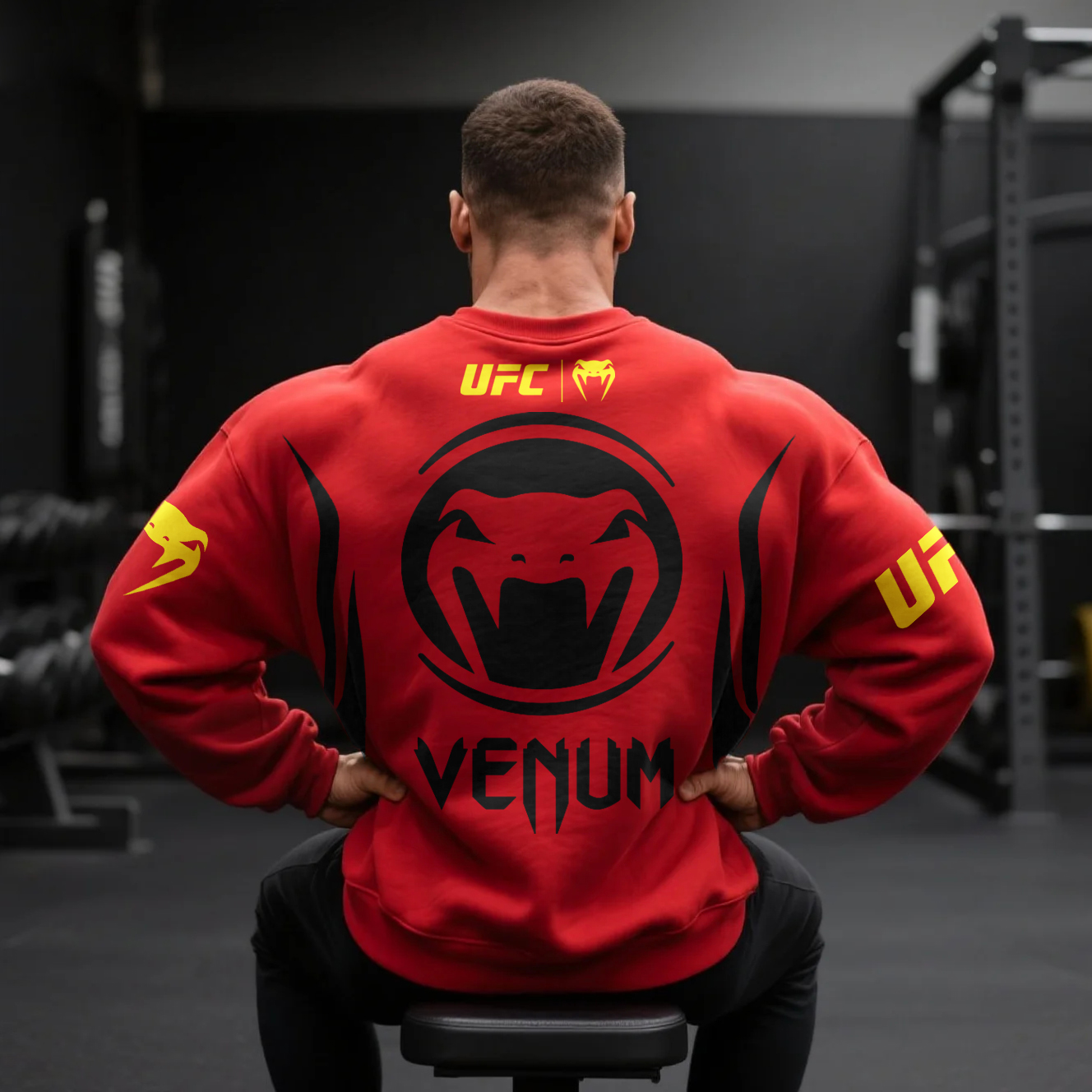 Large Size Loose Comfortable Breathable Round Neck Sweatshirt Fitness Sports Extreme Fighting Sweatshirt / TECHWEAR CLUB / Techwear